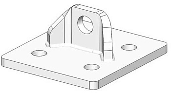 Кронштейн крепления V-Forest