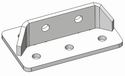 Кронштейн крепления надрамника верхний V-Forest