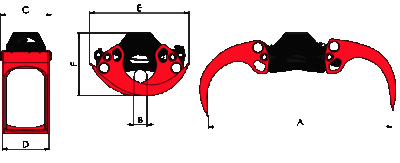 Грейфер (захват) для леса Titan V4