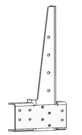 Кронштейн крепления правый V-Forest
