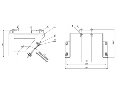 Кронштейн противооткатного башмака V-Trailer