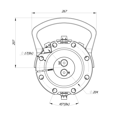 Ротатор Formiko FHR16FD1/A8kit