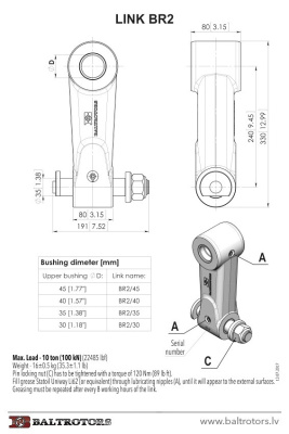 Подвеска Baltrotors BR2/40